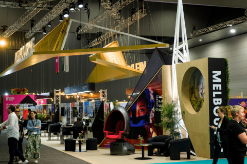 澳洲澳大利亚墨尔本亚太会议奖励旅游展览会展会现场图片