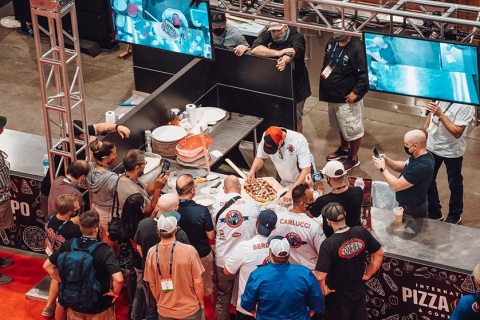 美国拉斯维加斯披萨展览会展会现场图片