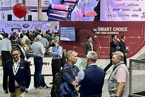 美国芝加哥标签印刷展览会展会现场图片