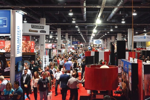 美国拉斯维加斯披萨展览会展会现场图片