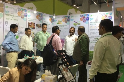 印度新德里有机食品展览会展会现场图片