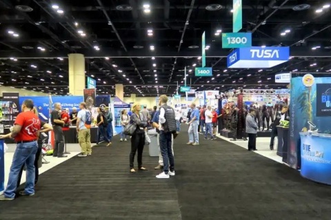 美国潜水展览会展会现场图片