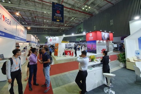 越南胡志明通讯通信展览会展会现场图片