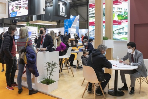 西班牙马德里房地产展览会展会现场图片