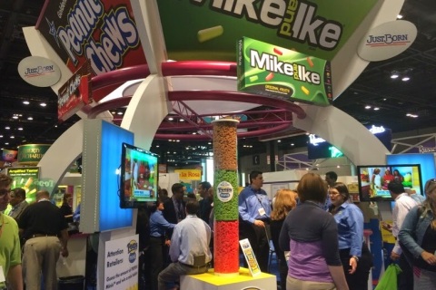 美国糖果及零食展展会现场图片
