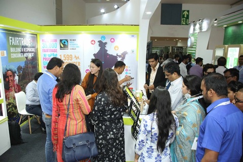 印度新德里有机食品展览会展会现场图片