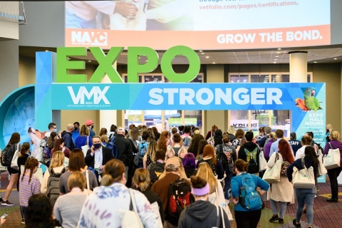 北美兽医师大会展会现场图片