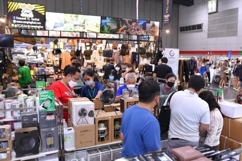 泰国曼谷户外用品展览会展会现场图片