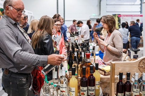 俄罗斯莫斯科葡萄酒展览会展会现场图片