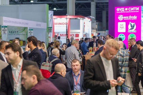 俄罗斯莫斯科食品展览会展会现场图片