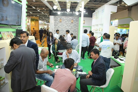 印度新德里有机食品展览会展会现场图片
