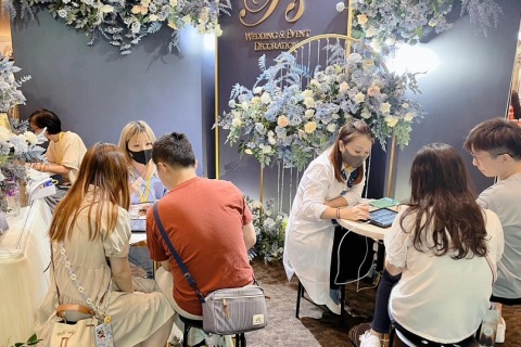 香港婚纱展暨海外婚礼博览展会现场图片