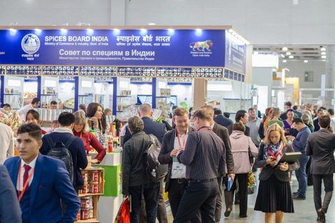 俄罗斯莫斯科食品展览会展会现场图片