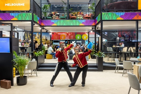 澳洲澳大利亚墨尔本亚太会议奖励旅游展览会展会现场图片