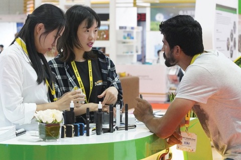 印尼亚洲烟草展览会展会现场图片