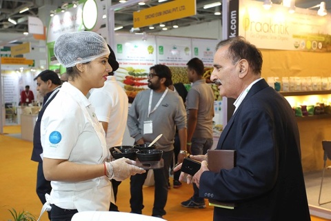 印度新德里有机食品展览会展会现场图片