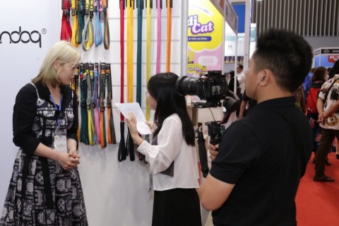 越南胡志明宠物用品展览会展会现场图片