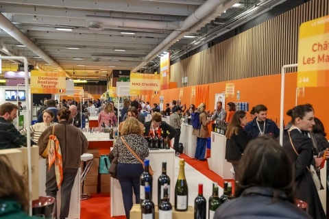法国巴黎葡萄酒、红酒、烈酒展览会展会现场图片