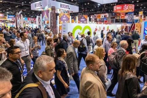 美国糖果及零食展展会现场图片