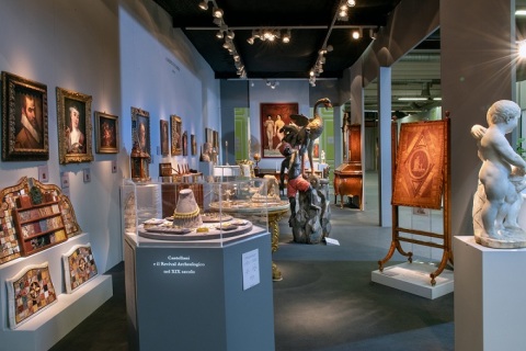 意大利摩德纳古董展览会展会现场图片