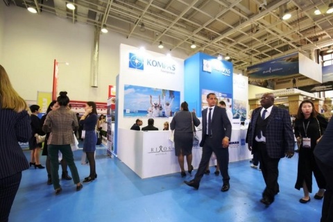 哈萨克斯坦阿斯塔纳旅游展览会展会现场图片