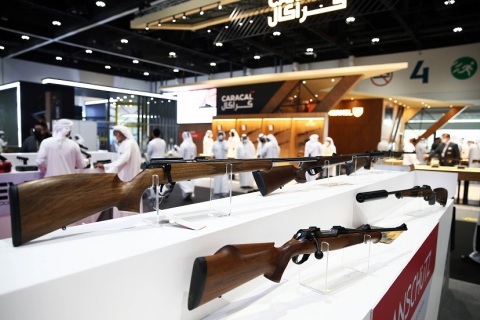 中东阿布扎比狩猎、马术、枪械、刀具展览会展会现场图片