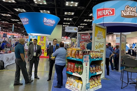 美国糖果及零食展展会现场图片