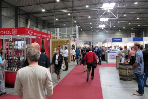 捷克布拉格葡萄酒展览会展会现场图片