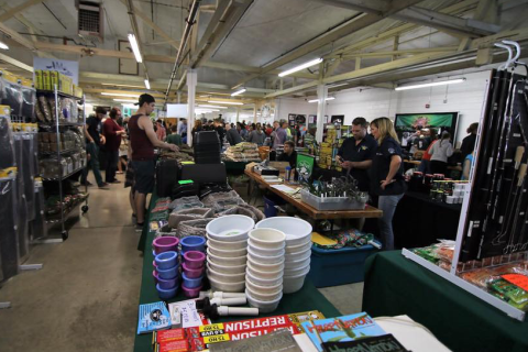 美国全国爬行宠物展览会展会现场图片