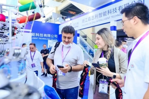 诸暨大唐国际袜业展-大唐袜博会展会现场图片