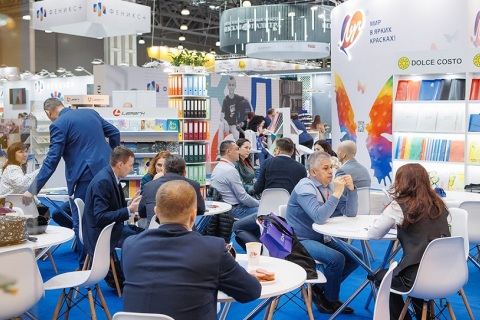 俄罗斯莫斯科文具及办公用品展览会展会现场图片