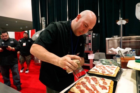 美国拉斯维加斯披萨展览会展会现场图片