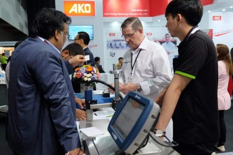 泰国曼谷标签印刷展览会展会现场图片