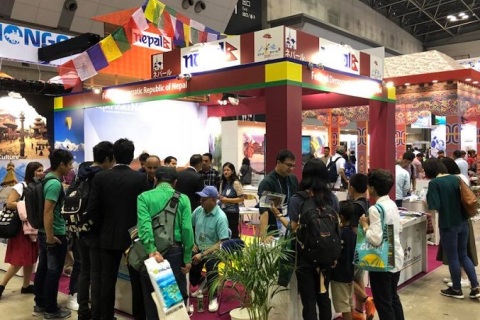 日本旅游展览会展会现场图片