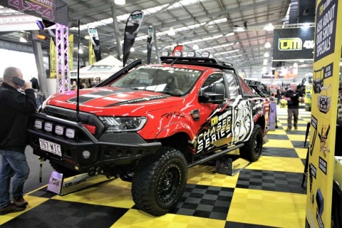 澳洲澳大利亚悉尼越野车、钓具、户外露营用品展展会现场图片