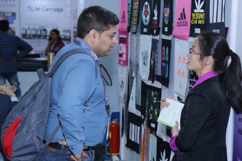 印度丝网印刷展览会展会现场图片