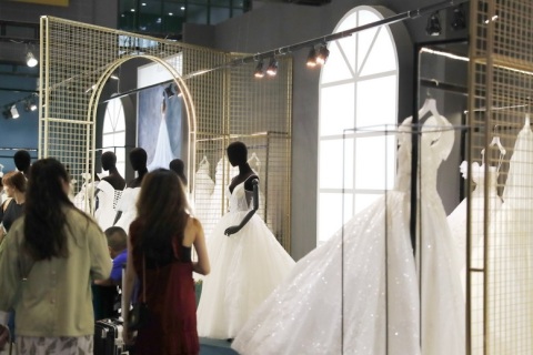 上海国际婚纱礼服展览会展会现场图片