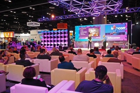 美国视听技术及系统集成展览会展会现场图片