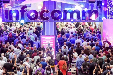 美国视听技术及系统集成展览会展会现场图片