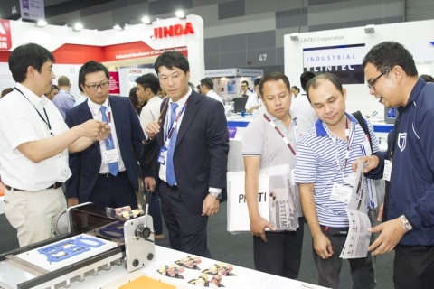 泰国曼谷标签印刷展览会展会现场图片