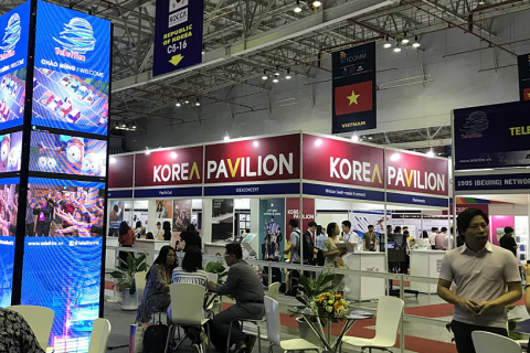 越南胡志明通讯通信展览会展会现场图片