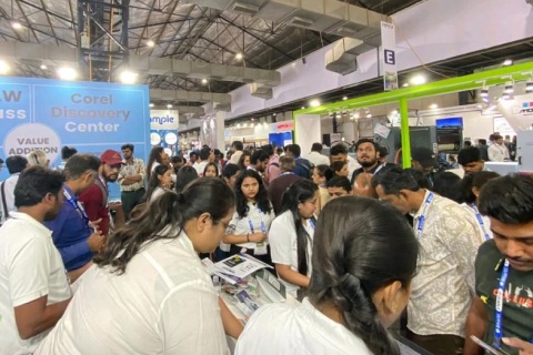 印度孟买印刷展览会展会现场图片