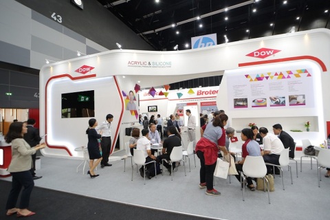 泰国曼谷标签印刷展览会展会现场图片