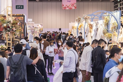 香港婚纱展暨海外婚礼博览展会现场图片
