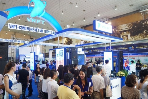 越南胡志明通讯通信展览会展会现场图片