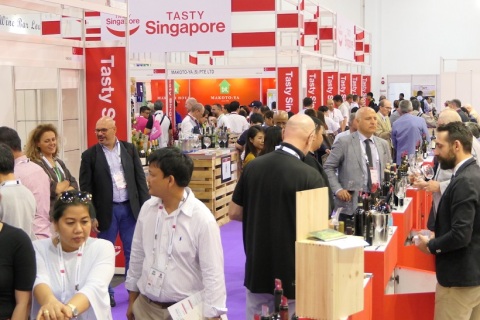 新加坡葡萄酒、红酒、烈酒展览会展会现场图片