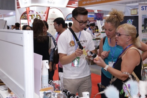 越南胡志明宠物用品展览会展会现场图片
