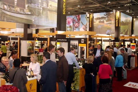 英国伦敦葡萄酒烈酒展览会展会现场图片