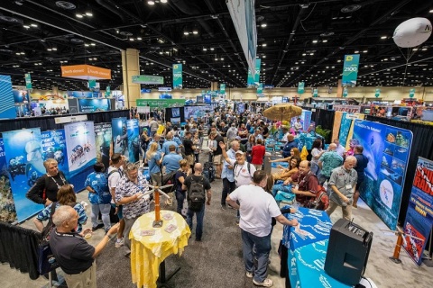 美国潜水展览会展会现场图片