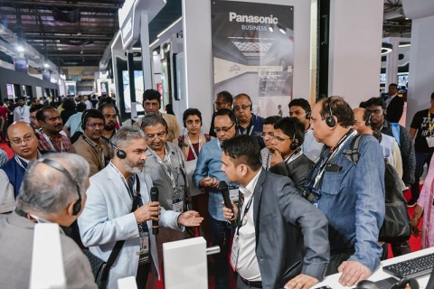 印度孟买音视频集成及视听展览会展会现场图片